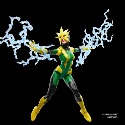 Marvel Legends Series Electro (Francine Frye), Retro Comics Collectible 6-Inch Scale Action Figure