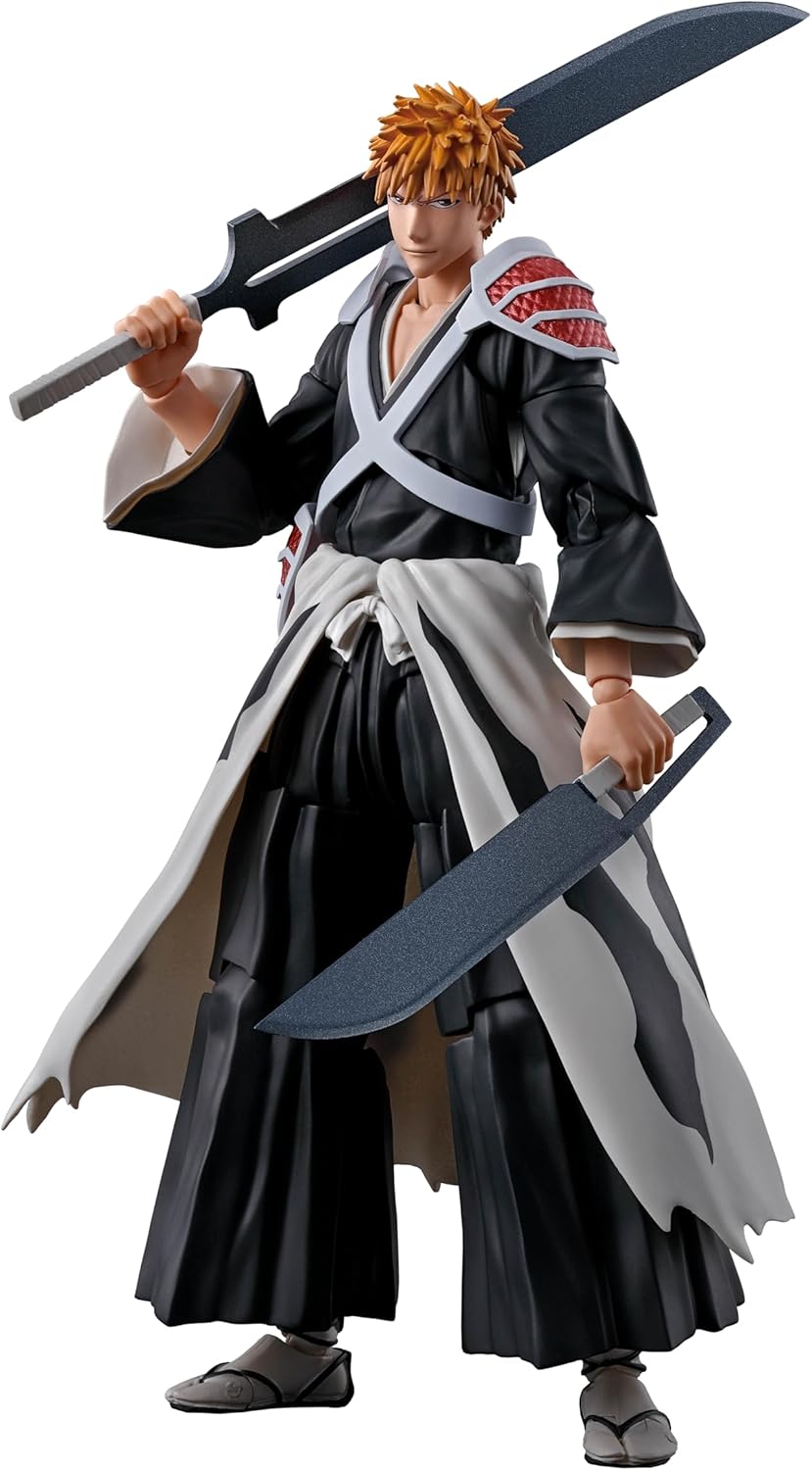 Bleach Ichigo Kurosaki Dual Zangetsu S.H.Figuarts Action Figure