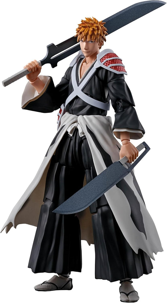 Bleach Ichigo Kurosaki Dual Zangetsu S.H.Figuarts Action Figure