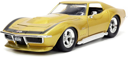 Big Time Muscle 1:24 1969 Chevy Corvette Stingray ZL-1 Die-cast Car