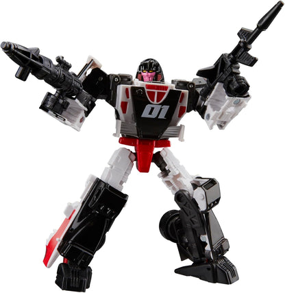 Transformers Age of The Primes Deluxe Class Decepticon Crasher, 5.5-inch Converting Action Figure, Robot Toys for Ages 8+