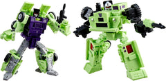 Transformers Studio Series The The Movie Constructicon Long Haul & Constructicon Hook, 6.5-inch Action Figures, Robot Toys for Ages 8+