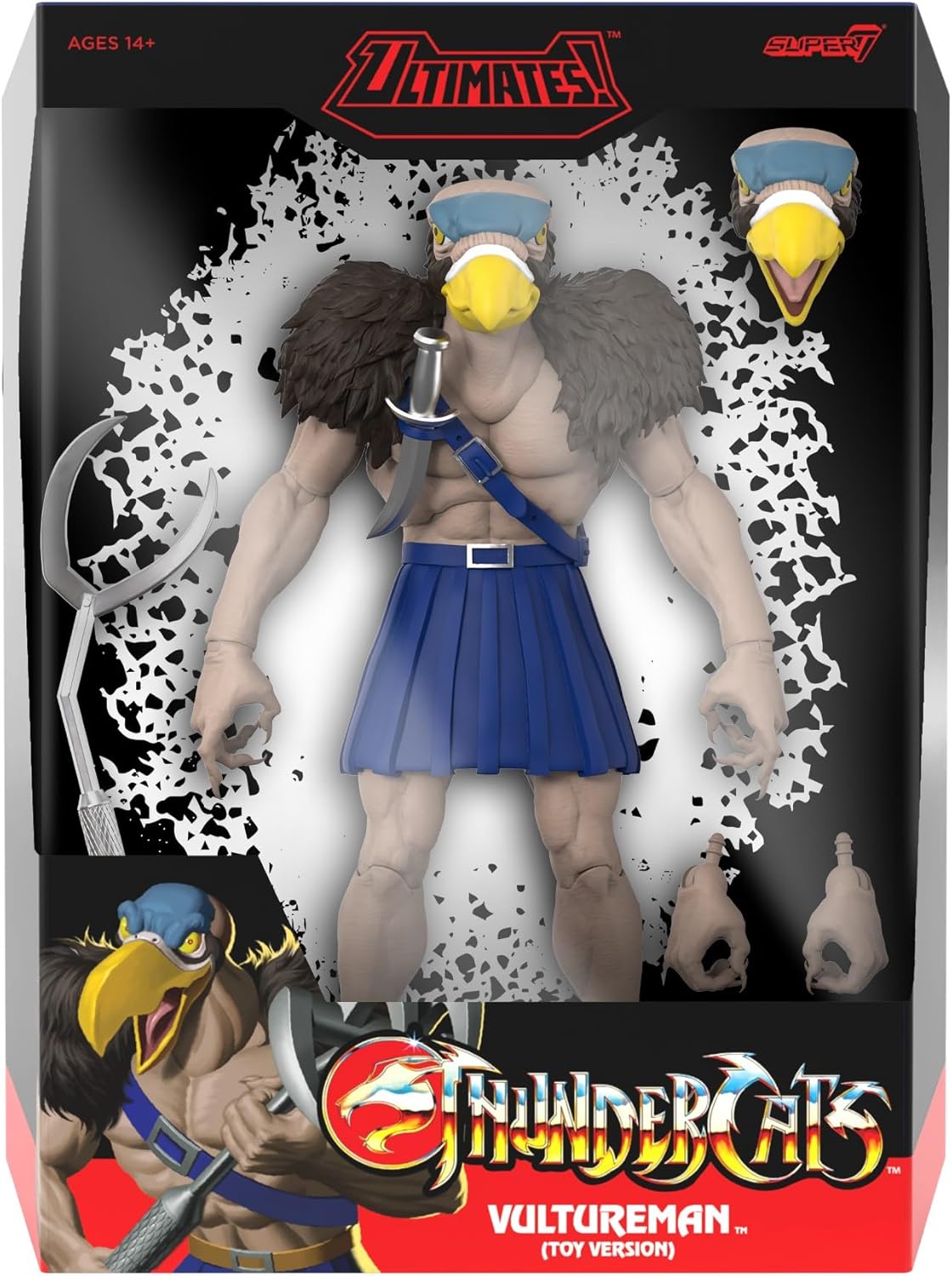 ThunderCats Deluxe Vultureman (Toy Colors) 7-Inch Action Figure