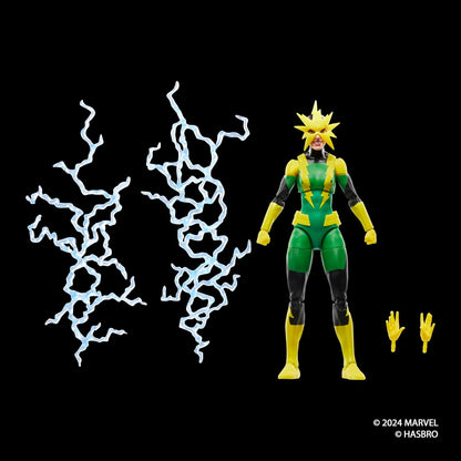 Marvel Legends Series Electro (Francine Frye), Retro Comics Collectible 6-Inch Scale Action Figure