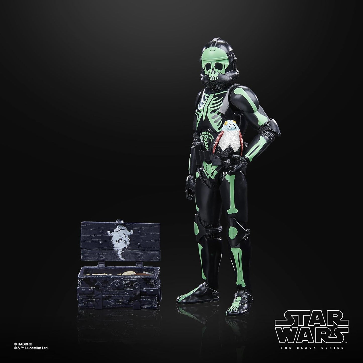 Star Wars The Black Series Clone Trooper (Halloween Edition) and PORG Toys, 6-Inch-Scale Holiday-Themed Collectible Figures