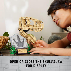 LEGO Jurassic World Dinosaur Fossils: T. rex Skull, Dino Toy