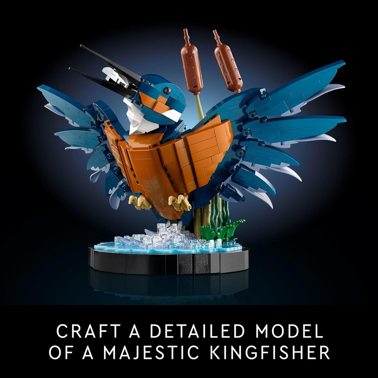 LEGO Icons Kingfisher Bird Building Set (10331) – Creative Model Kit for Adults, Relaxing DIY Display Décor, Perfect Gift for Bird and Nature Lovers