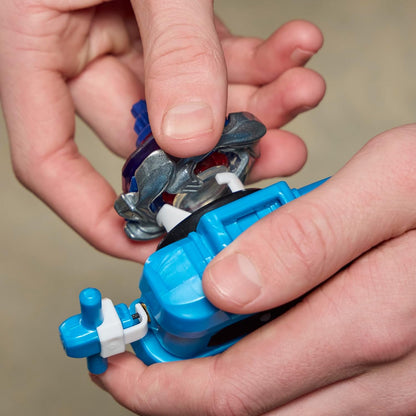 Beyblade X Cobalt Dragoon 2-60C with Attack Type & Left-Spin String Launcher Set