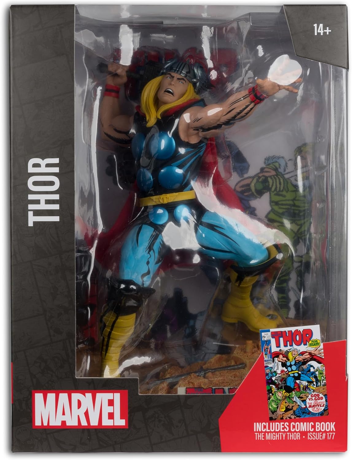 Marvel Thor 1:6th Scale Collectible with Scene & Comic