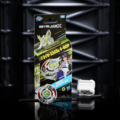 Beyblade X X-Over Project Driger Slash 4-80P Starter Pack Set with Balance Type Top and Launcher