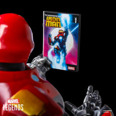 Marvel Legends Series Ultimate Iron Man, Comics-Inspired Collectible 6-Inch Scale Action Figure with Character-Sized Comic Accessory