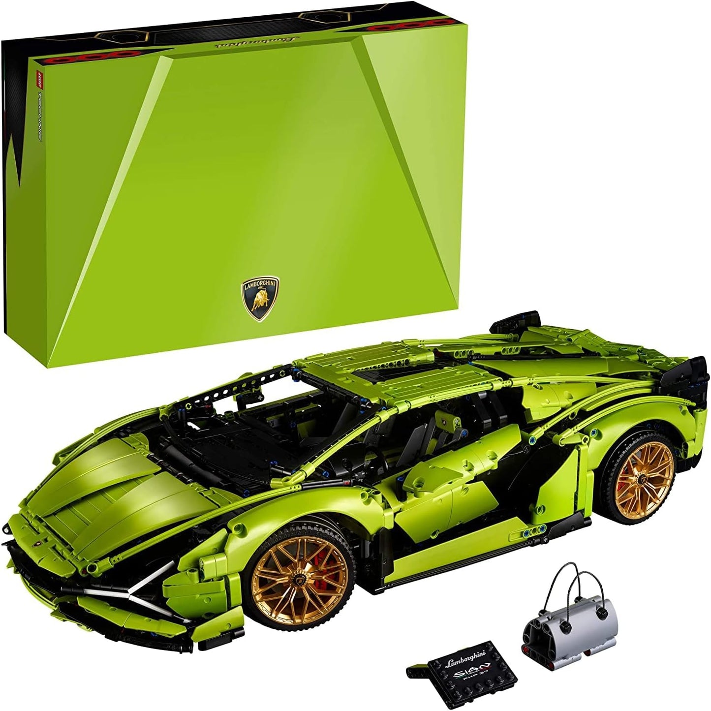 LEGO Technic Lamborghini Sián FKP 37 42115 Building Set - Classic Super Car Model Kit, Exotic Eye-Catching Display