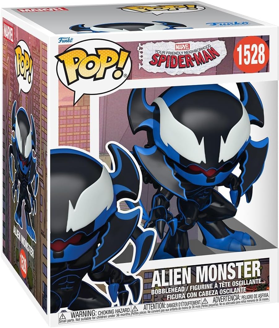 [Pre-Order] Pop! Marvel: Friendly Neighborhood Spider - Man Alien Monster Super 6 - Inch