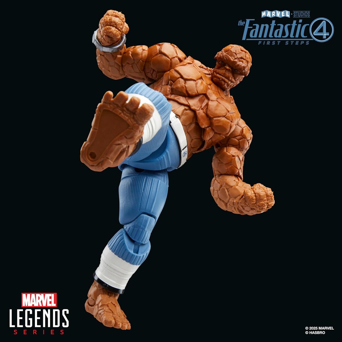 Marvel Legends Series The Thing, The Fantastic Four: First Steps Ben Grimm Movie Collectible 6 Inch Action Figure