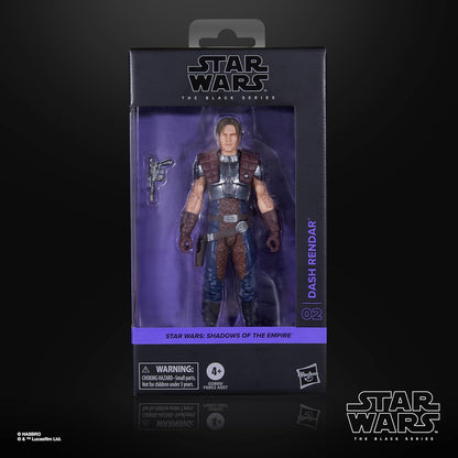 Star Wars The Black Series Dash Rendar, Shadows of The Empire Premium Collectible 6 Inch Action Figure