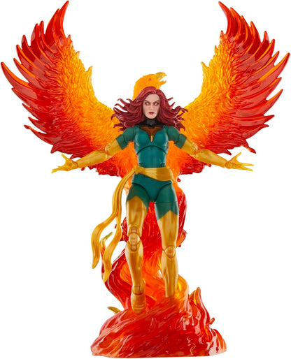 Marvel Legends Series Jean Grey with Phoenix Force Display, Deluxe X-Men Comics Collectible 6-Inch Action Figure
