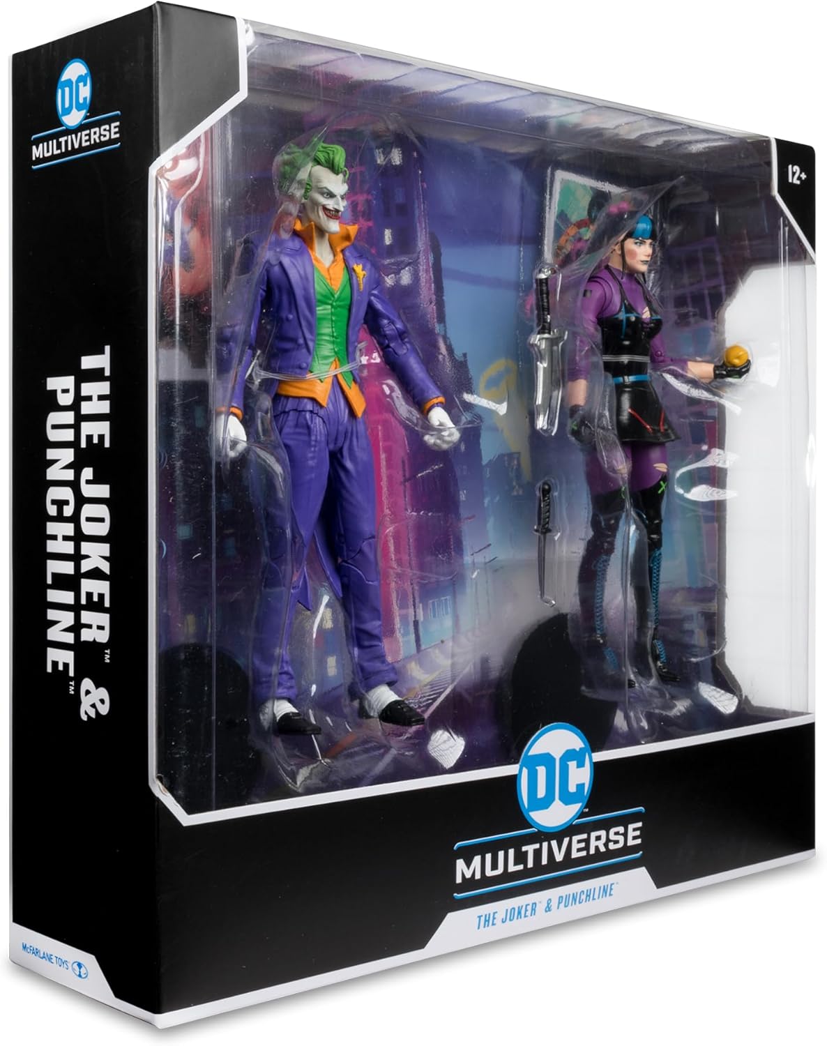 McFarlane Toys - DC Multiverse The Joker & Punchline 7" Action Figure 2pk