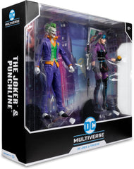 McFarlane Toys - DC Multiverse The Joker & Punchline 7" Action Figure 2pk
