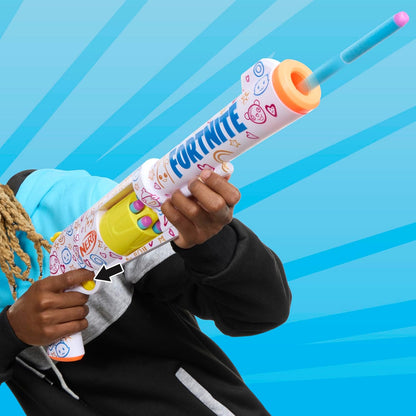 Nerf Fortnite Frenz 4 Ever Blaster, Bonus Code to Unlock Frenz 4 Ever Wrap in The Game