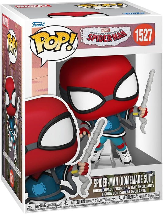 [Pre-Order] Pop! Marvel: Friendly Neighborhood Spider - Man (Homemade Suit)