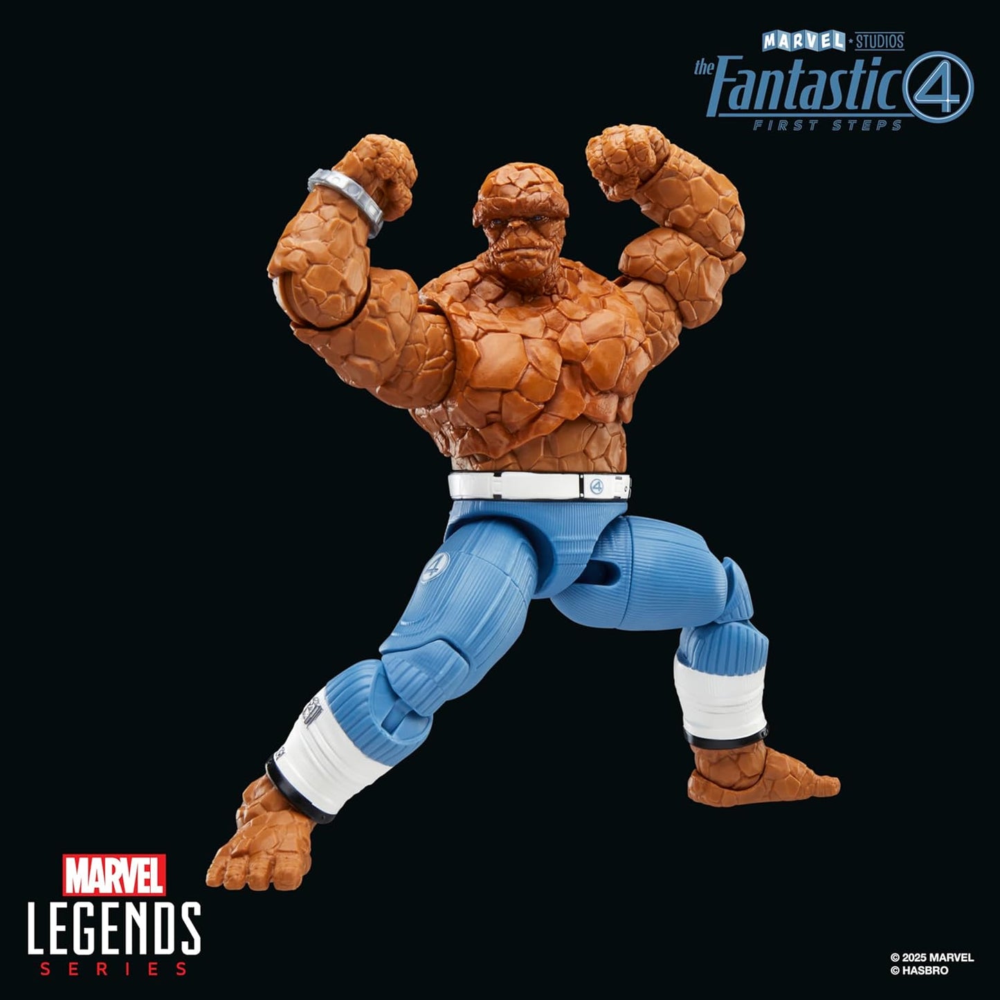 Marvel Legends Series The Thing, The Fantastic Four: First Steps Ben Grimm Movie Collectible 6 Inch Action Figure
