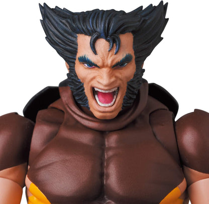 Marvel Wolverine (Brown Comic Ver.) MAFEX Action Figure (Reissue)