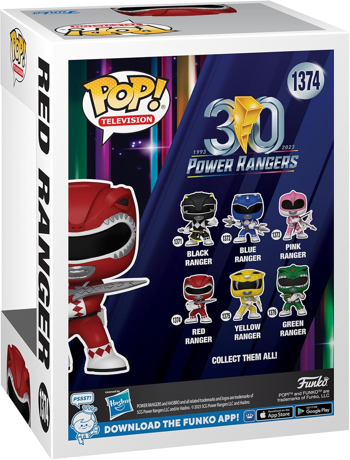 Pop! TV: Mighty Morphin Power Rangers 30th Anniversary - Red Ranger