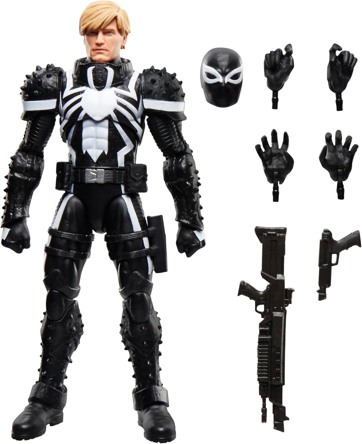 Marvel Legends Series Agent Venom (Flash Thompson), Retro Comics Collectible 6-Inch Scale Action Figure