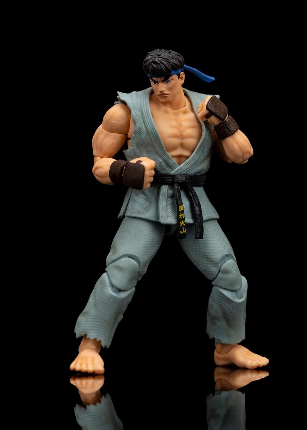 Street Fighter II 6" Ryu (Player 2) Action Figure, Toys for Kids and Adults