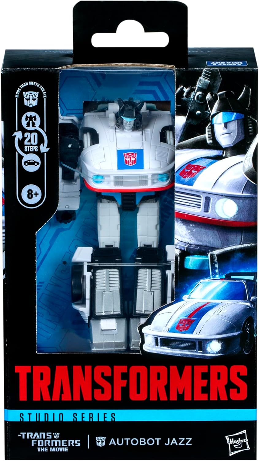 Transformers Toys Studio Series Deluxe Class The Movie Autobot Jazz, 4.5-inch Converting Action Figure