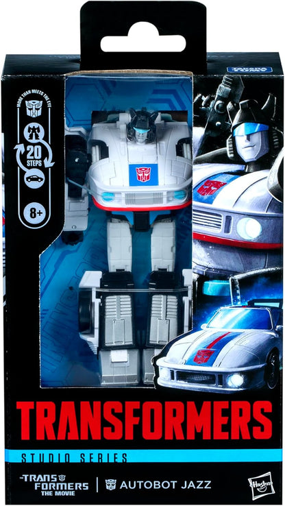 Transformers Toys Studio Series Deluxe Class The Movie Autobot Jazz, 4.5-inch Converting Action Figure