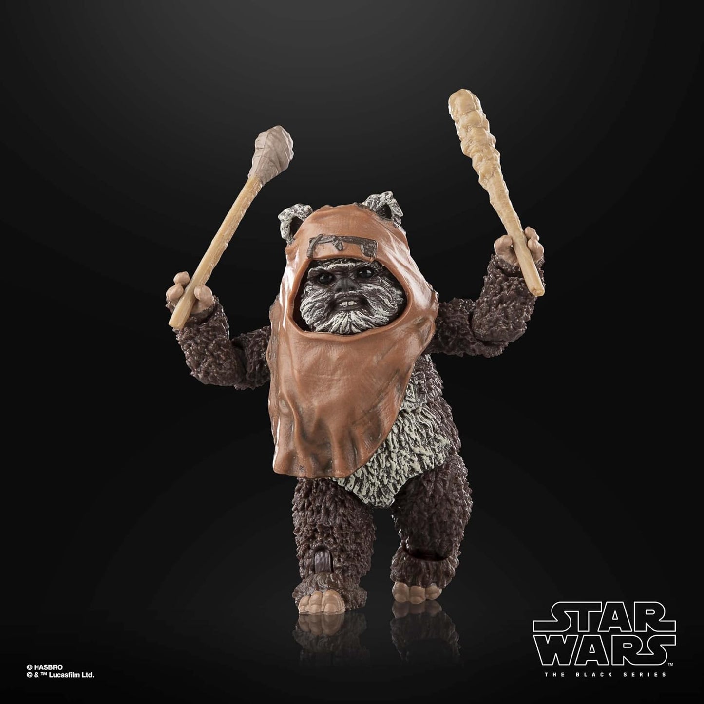 Star Wars The Black Series Wicket W. Warrick, Return of The Jedi 6-Inch Action Figures