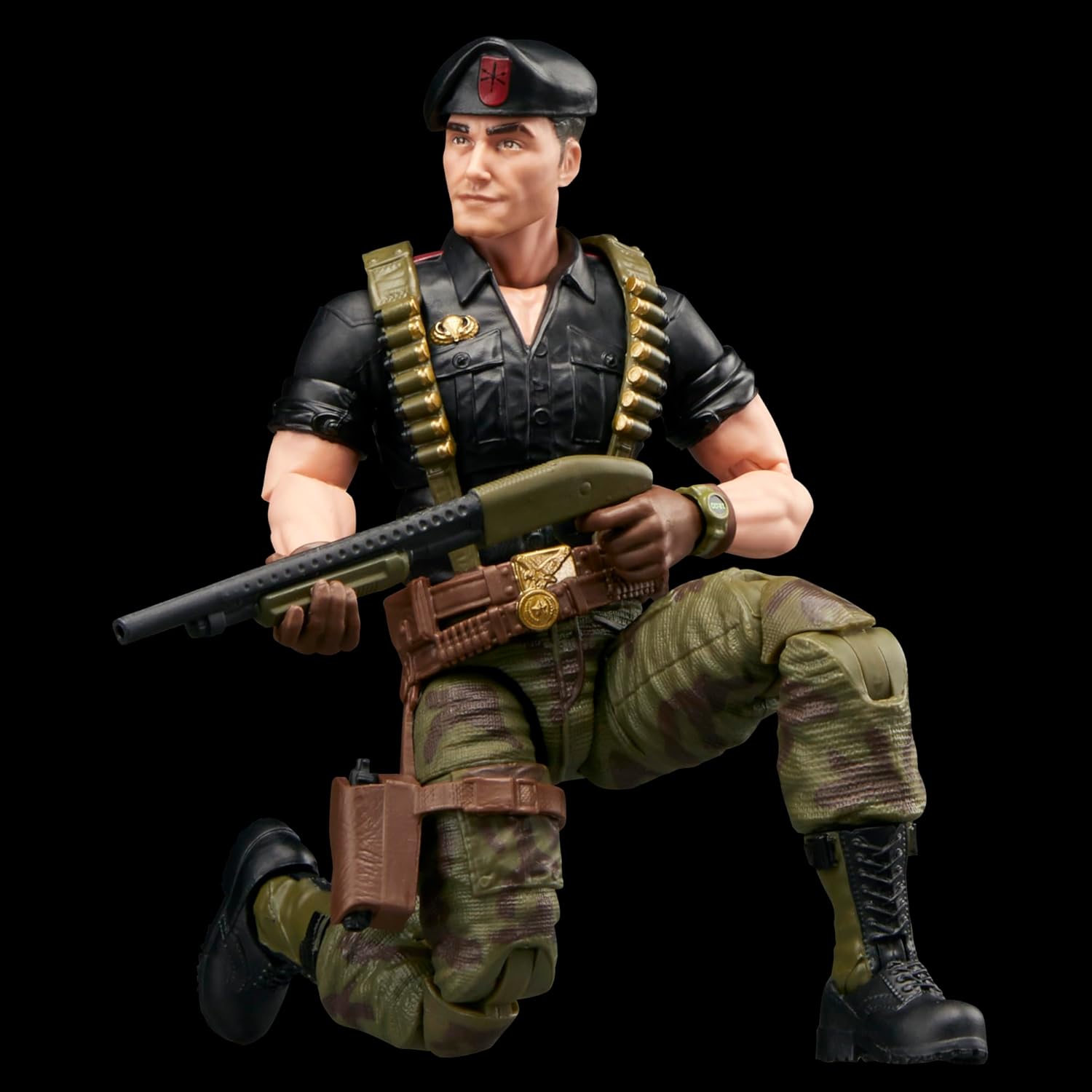 G.I. Joe Classified Series Retro Cardback Flint, Collectible 6 Inch Action Figure with 9 Accessories