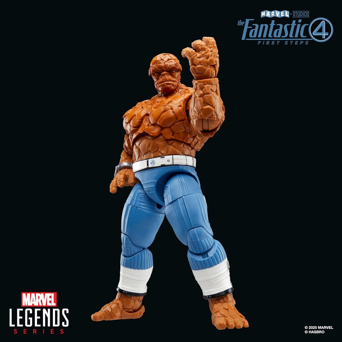 Marvel Legends Series The Thing, The Fantastic Four: First Steps Ben Grimm Movie Collectible 6 Inch Action Figure