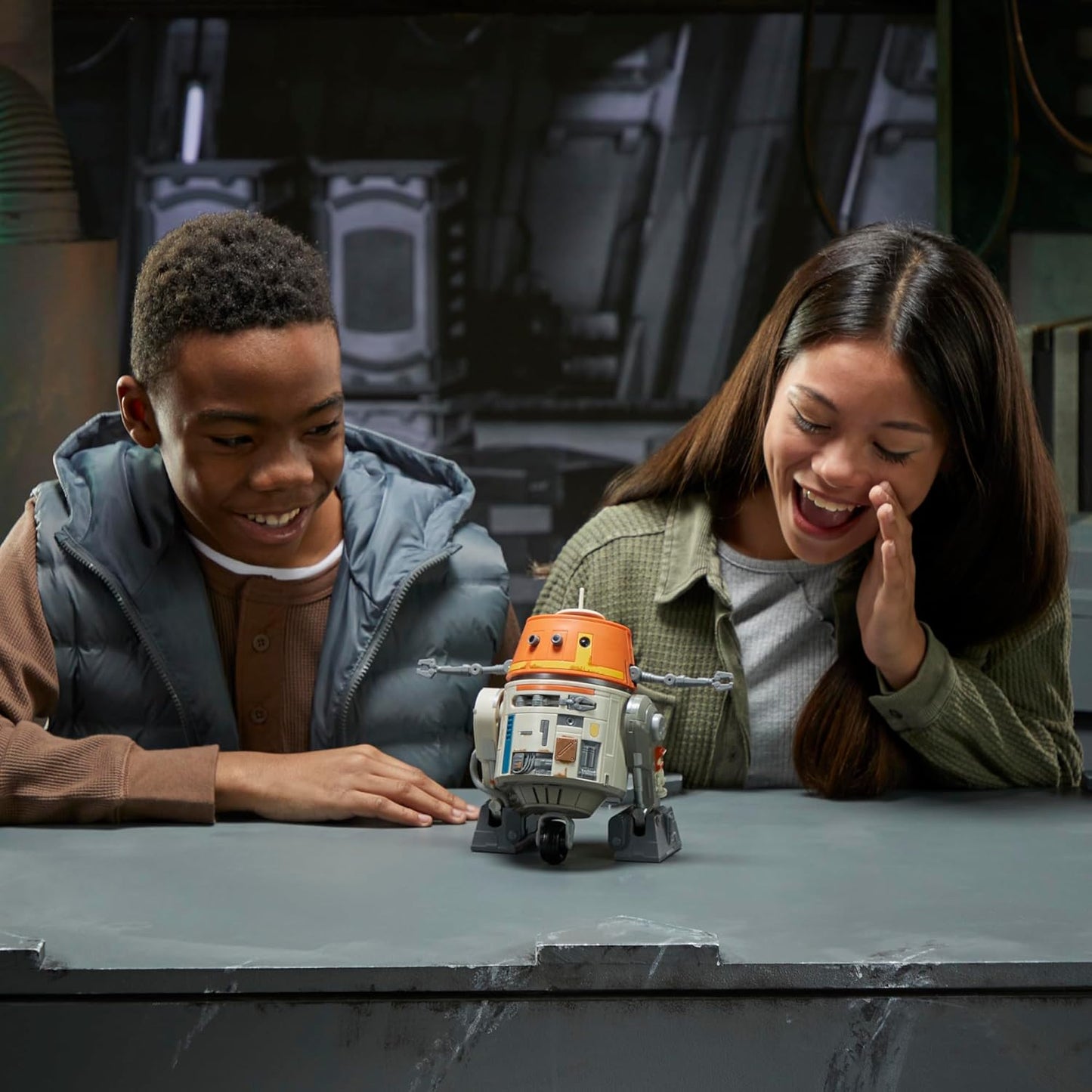 Star Wars Chatter Back Chopper, Ahsoka Animatronic Toys, 40+ Sound & Movement Combos, Interactive Toys