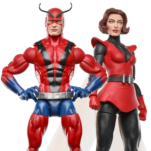 Avengers Marvel Legends Series Hank Pym (Giant-Man) and Janet Van Dyne (Wasp) 6-Inch Action Figure 2-Pack