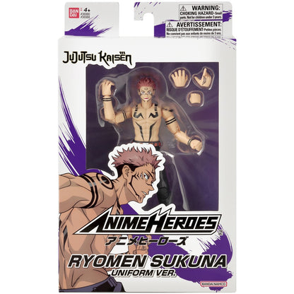Jujutsu Kaisen Anime Heroes Ryomen Sukuna Uniform Version 6 1/2-Inch Scale Action Figure