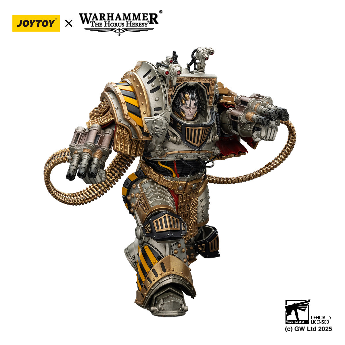 [Pre-Order] Warhammer The Horus Heresy Iron WarriorsPerturabo, Primarch of the lVth Legion 1:18 Scale Action Figure