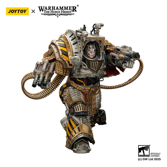 [Pre-Order] Warhammer The Horus Heresy Iron WarriorsPerturabo, Primarch of the lVth Legion 1:18 Scale Action Figure