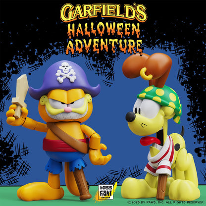 Garfield's Halloween Adventure Pirate Garfield and Pirate Odie Action Figure 2-Pack