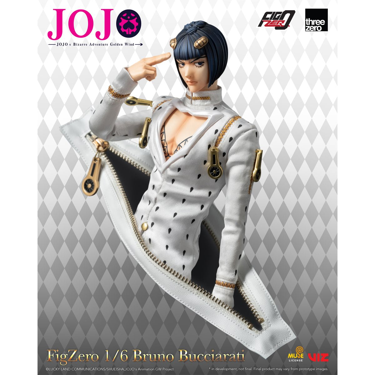 JoJo's Bizarre Adventure: Golden Wind Bruno Bucciarati FigZero 1:6 Scale Action Figure