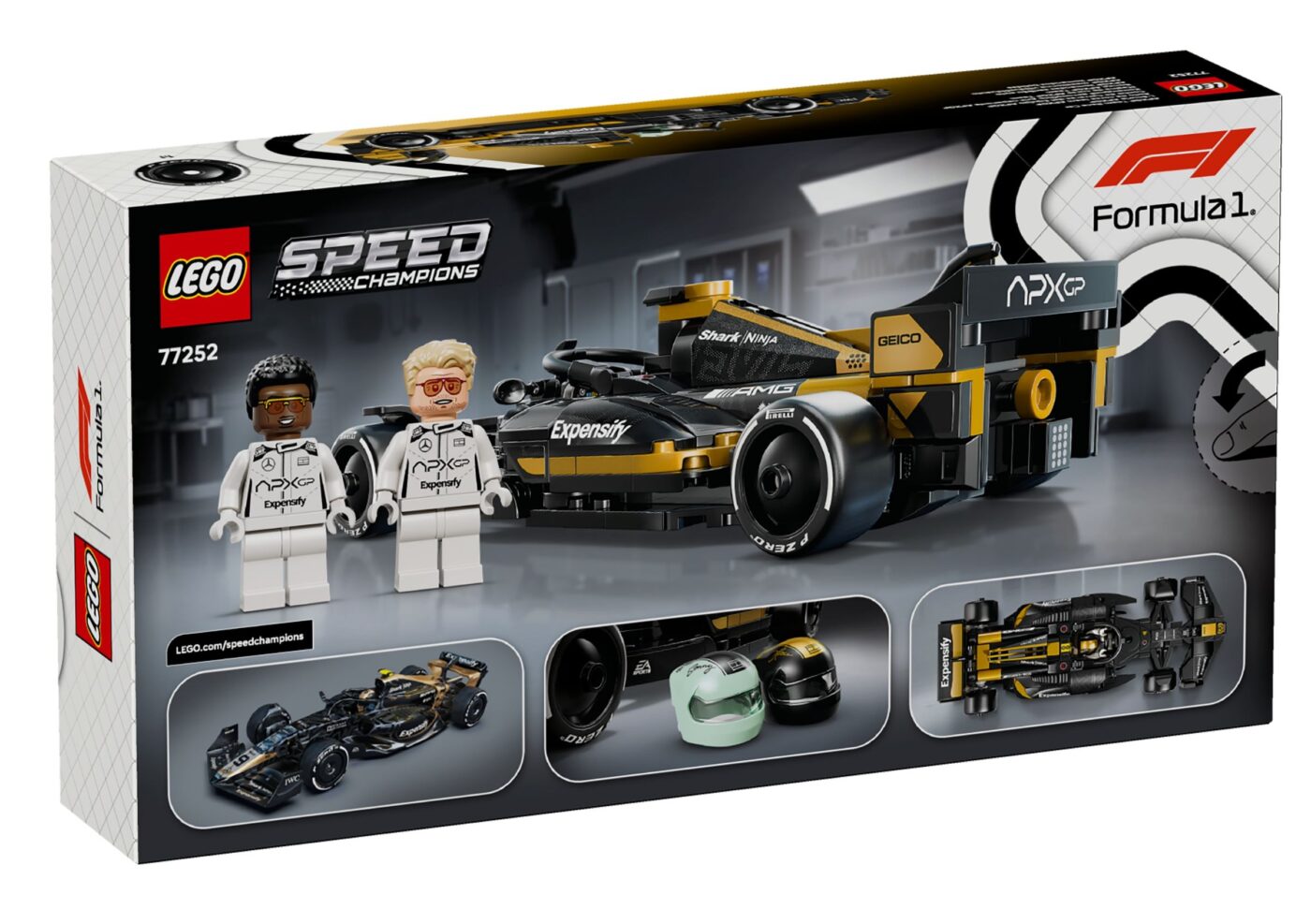 LEGO Speed Champions APXGP Team Race Car from F1® The Movie Race Car Toy