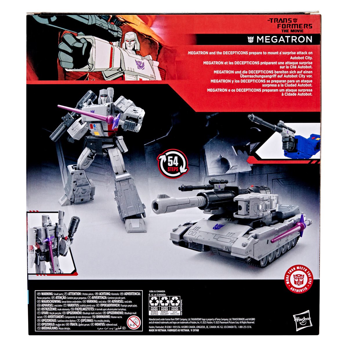 Transformers Studio Series The Transformers: The Movie Leader Class Megatron Action Figure