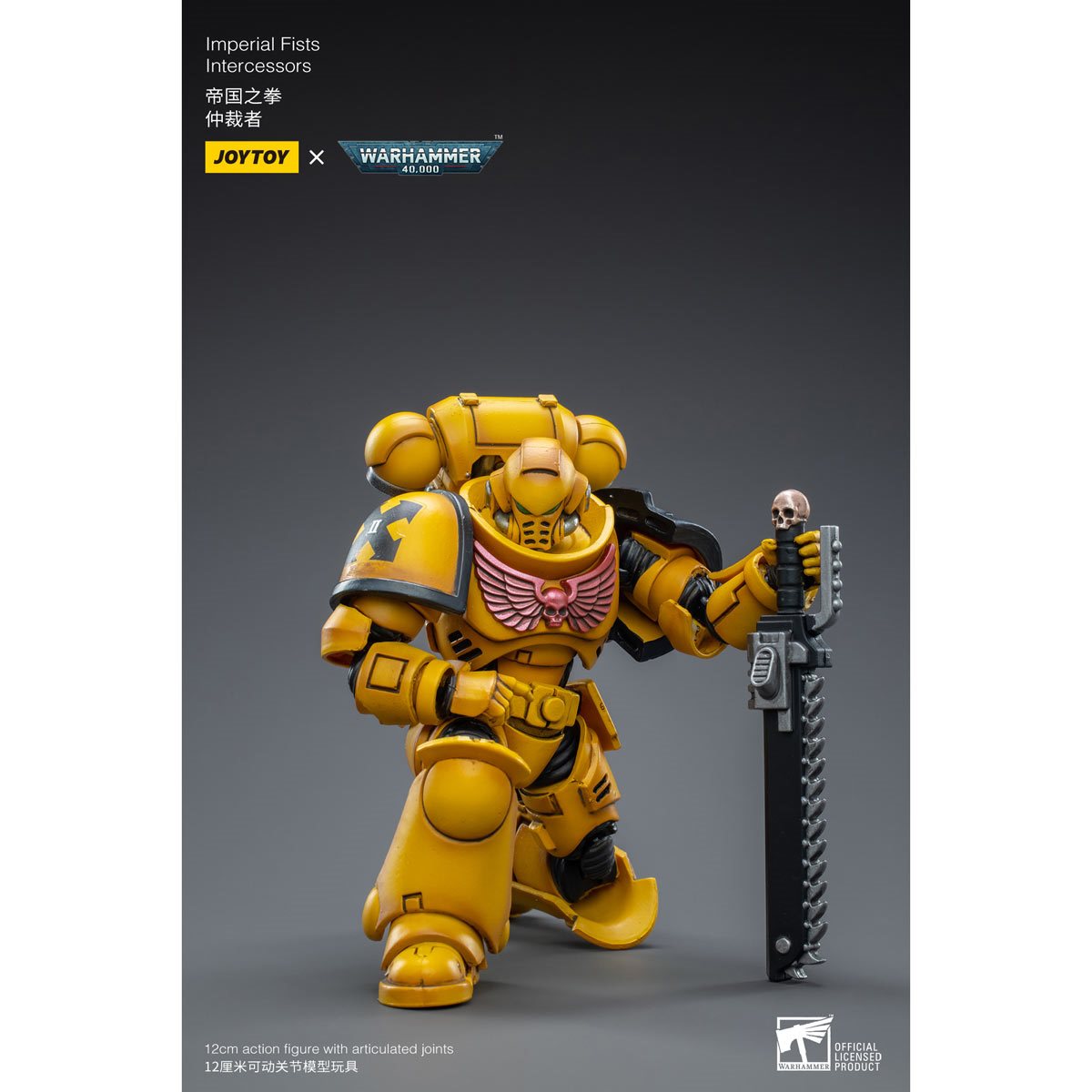 Warhammer 40,000 Imperial Fists Intercessors 1:18 Scale Action Figure