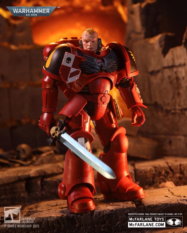 Warhammer 40,000 Wave 11 Blood Angel Assault Intercessor Sergeant 7-Inch Scale Action Figure
