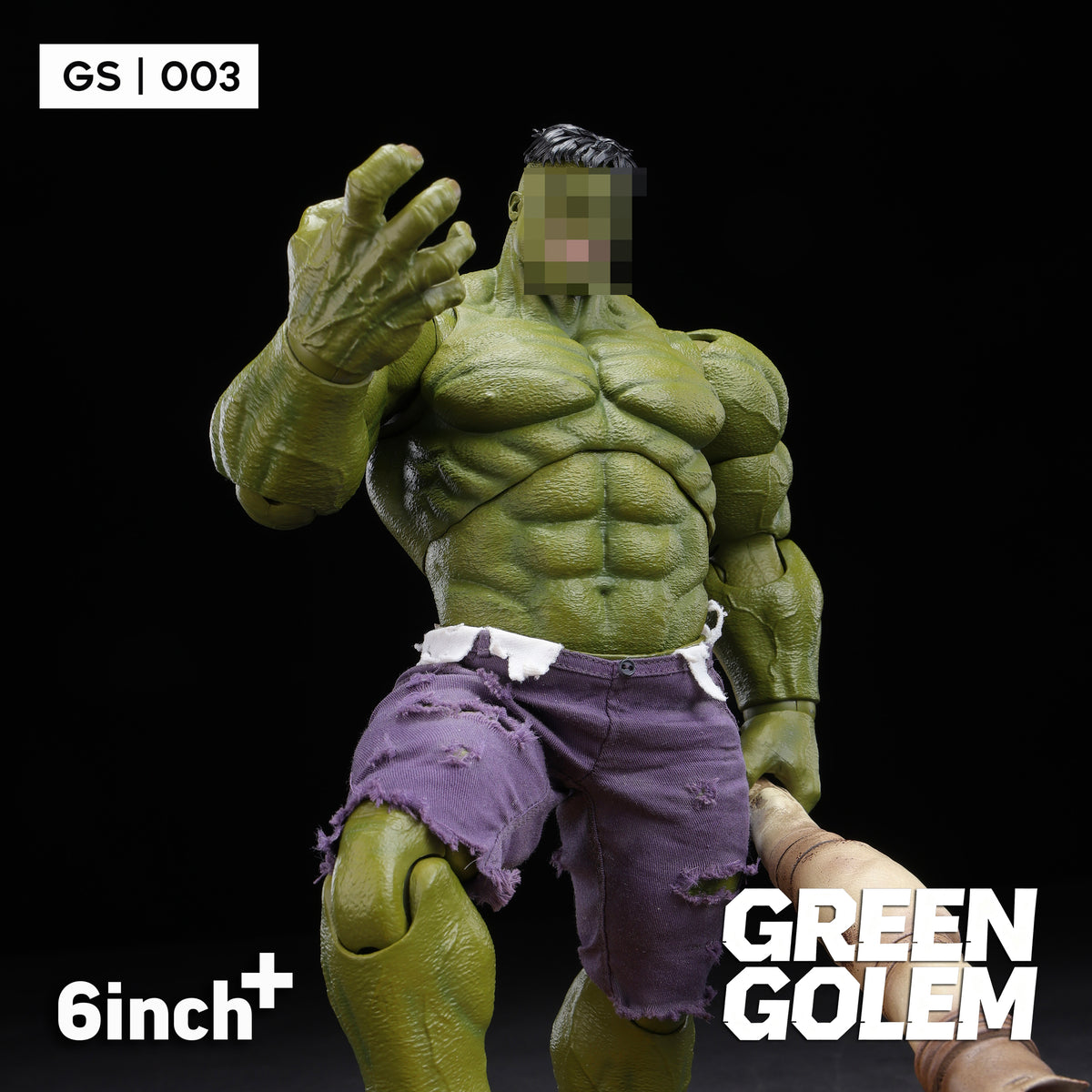 6Inch+ Green Golem GS003 1/12 Action Figure