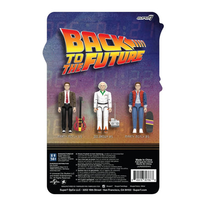 Back To The Future Doc Brown '85 3 3/4-Inch ReAction+ Figure