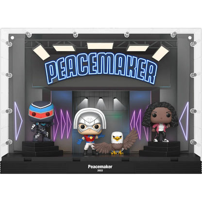 Pop! Moments: Peacemaker Introduction Vigilante Peacemaker Eagly Leota Deluxe