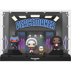 [Pre-Order] Pop! Moments: Peacemaker Introduction Vigilante Peacemaker Eagly Leota Deluxe