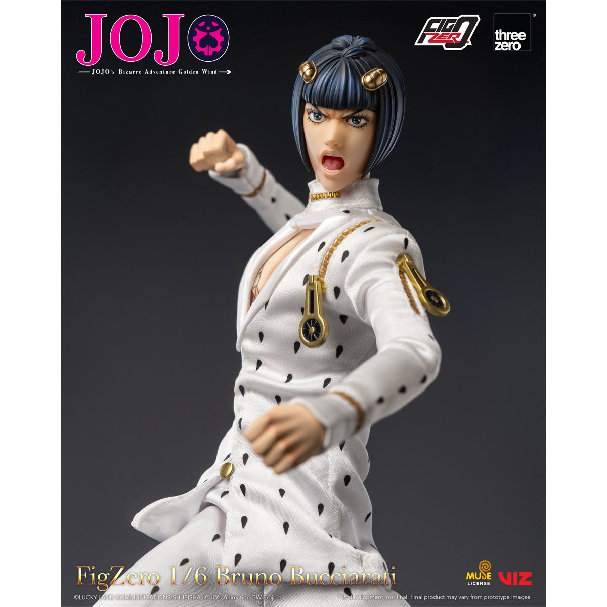 JoJo's Bizarre Adventure: Golden Wind Bruno Bucciarati FigZero 1:6 Scale Action Figure